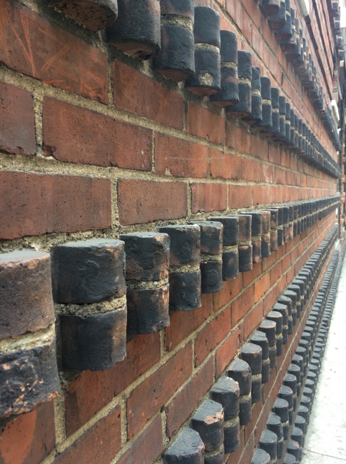 These rows of bricks intrigued me